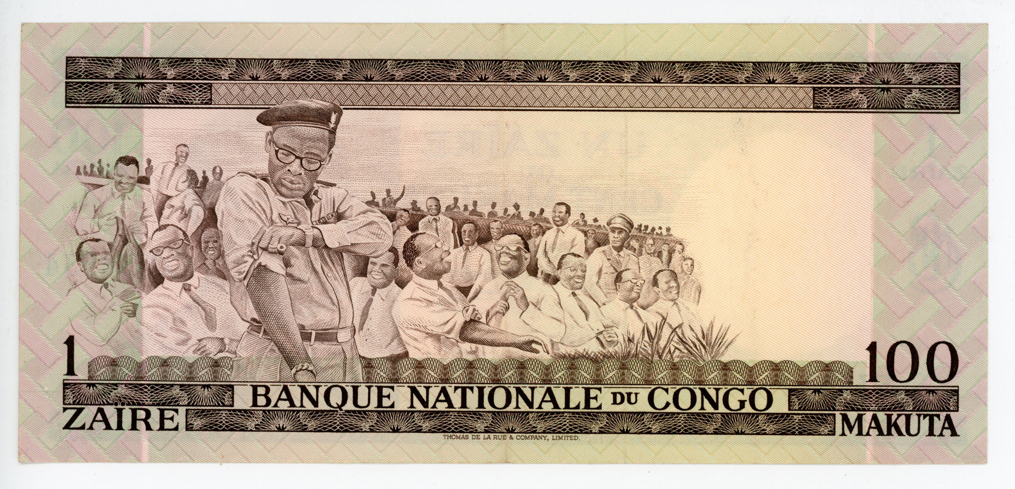 Congo Democratic Republic 1 Zaire 100 Macuta 1970 | Katz Auction