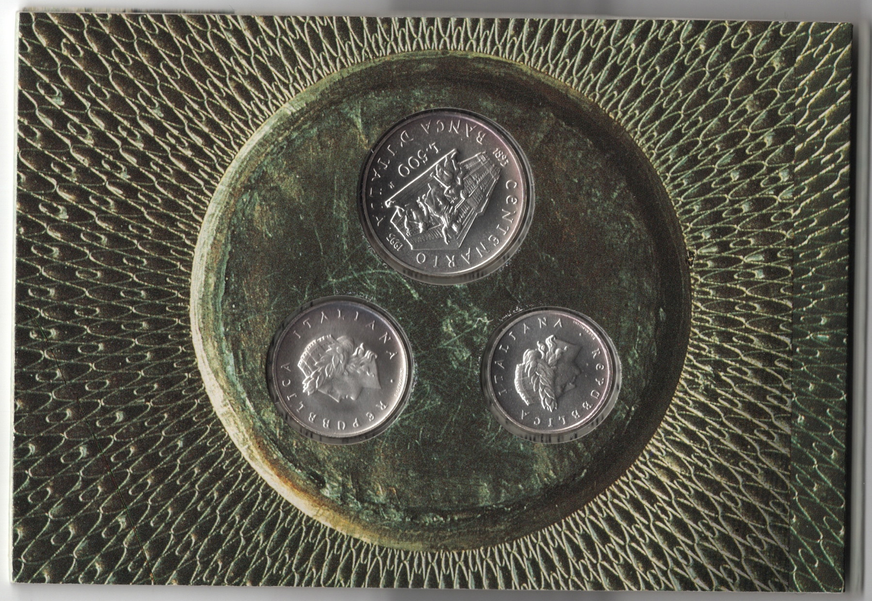 2570 - Italy Set of 3 Coins 1993