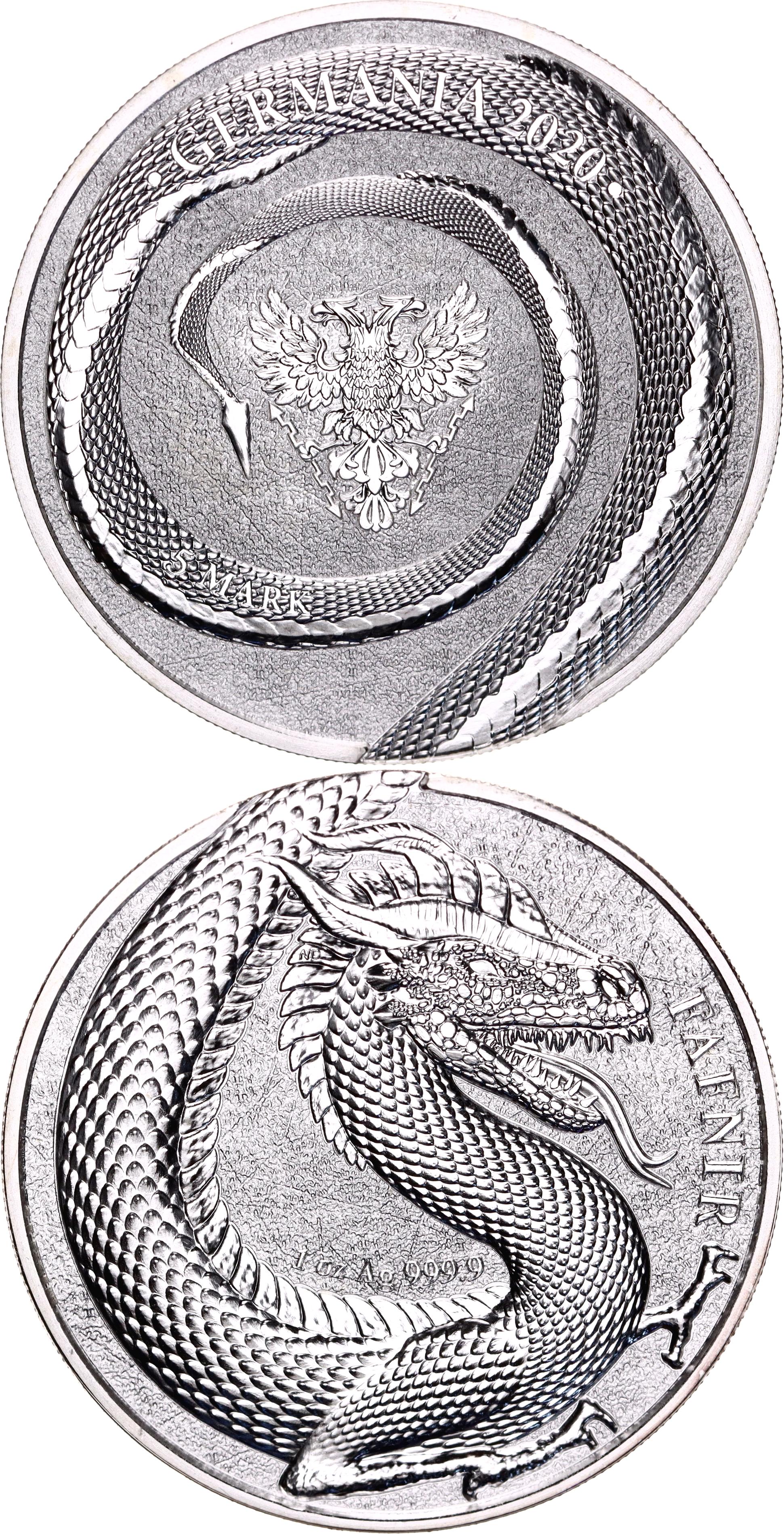 650 - Germany - FRG Germania 5 Mark 2020