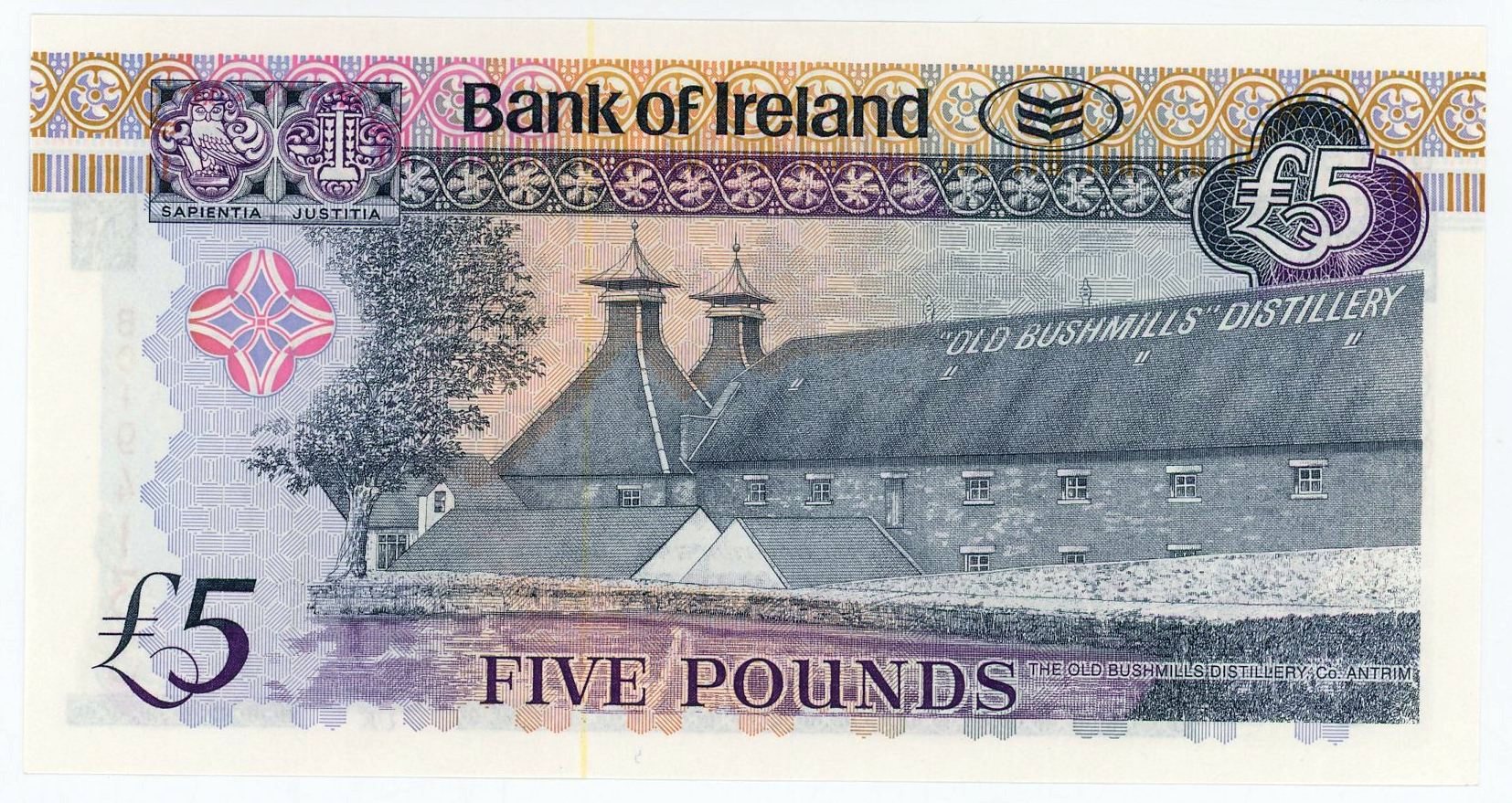 1868 - Northern Ireland 5 Pound 2008