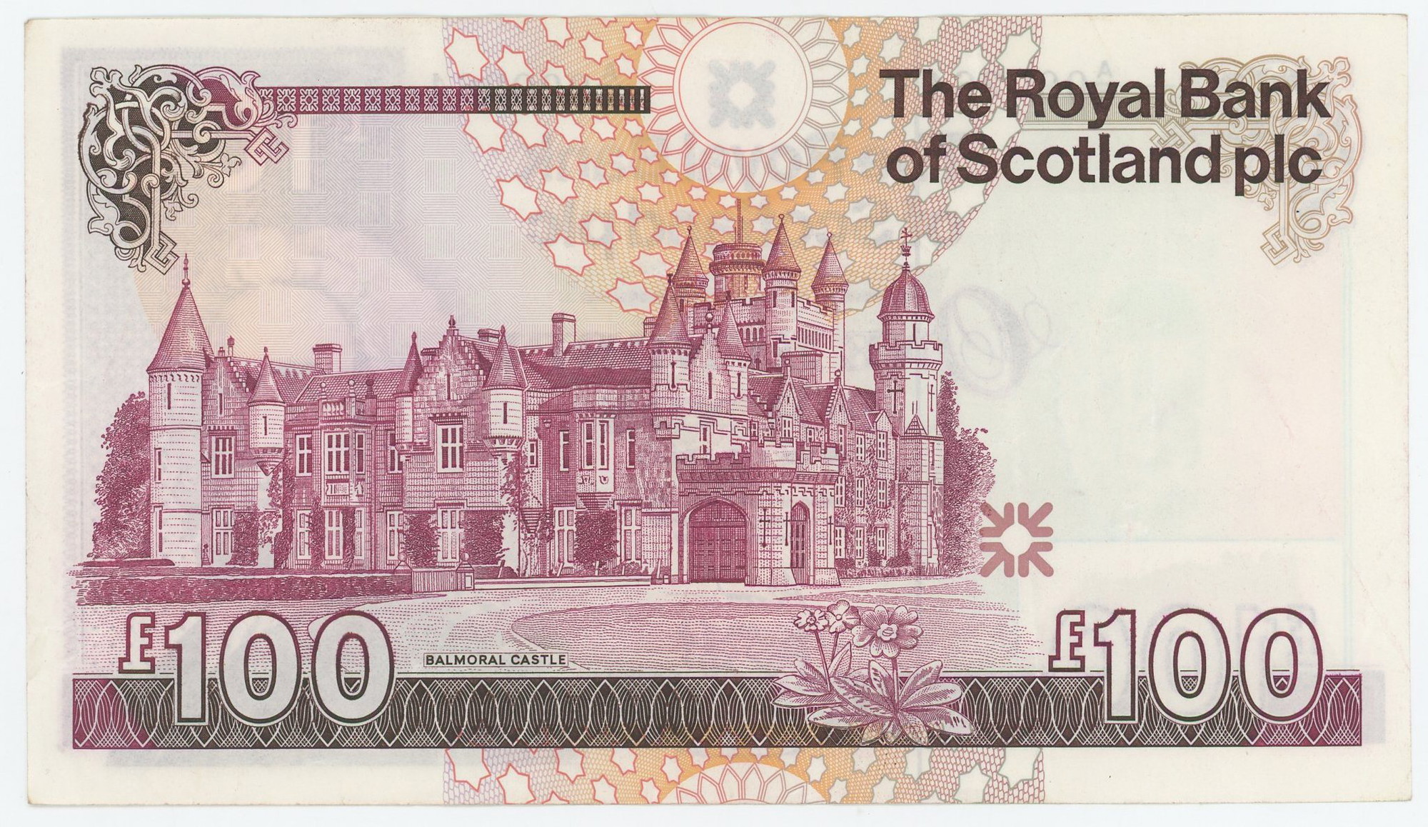 1924 - Scotland Royal Bank of Scotland 100 Pounds 2007