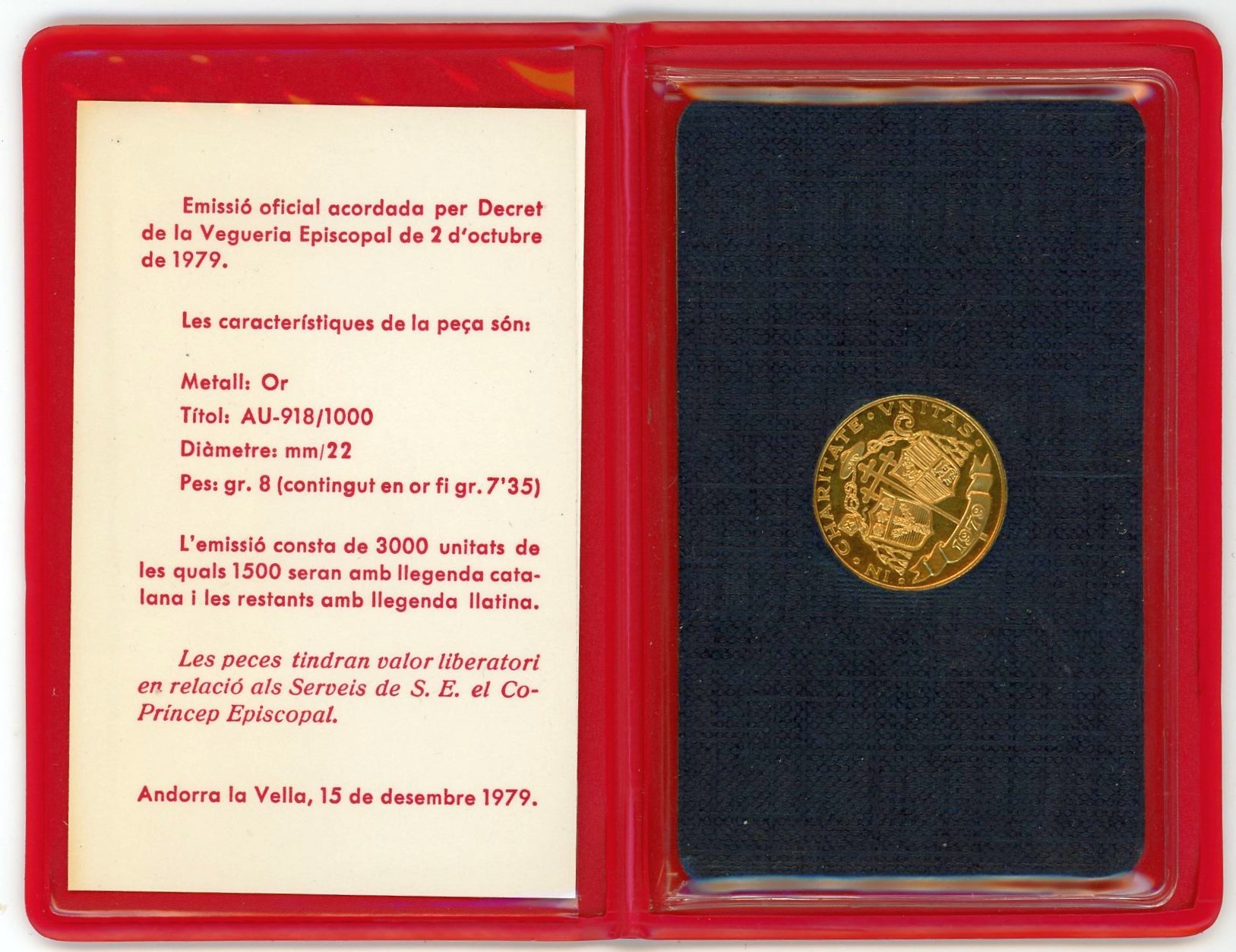 1346 - Andorra 1 Sobirana 1979