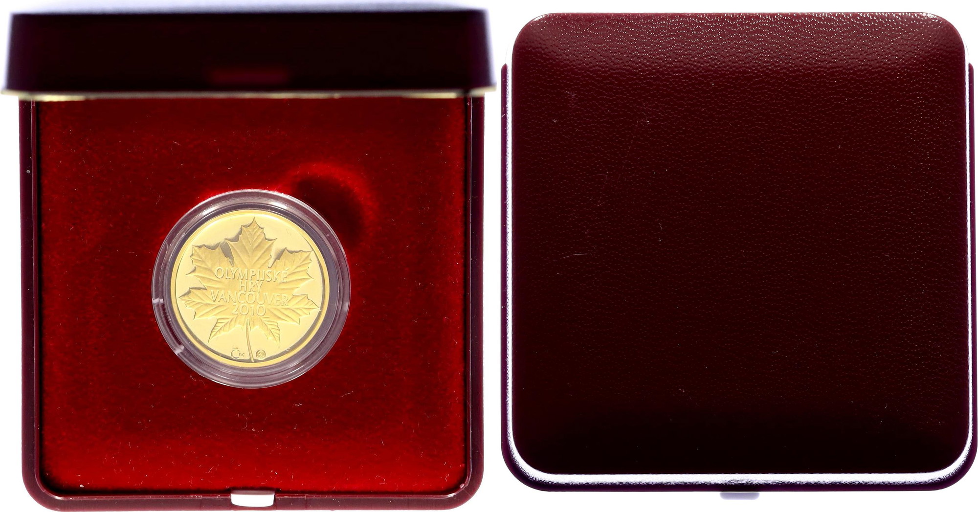 106 - Czech Republic Gold Medal "Olympic Games in Vancouver" 2010 Proof