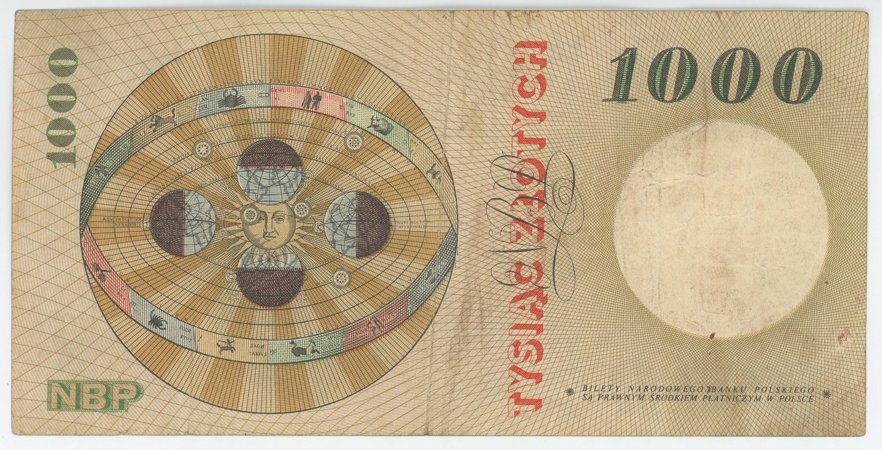 563 - Poland 1000 Zlotych 1965