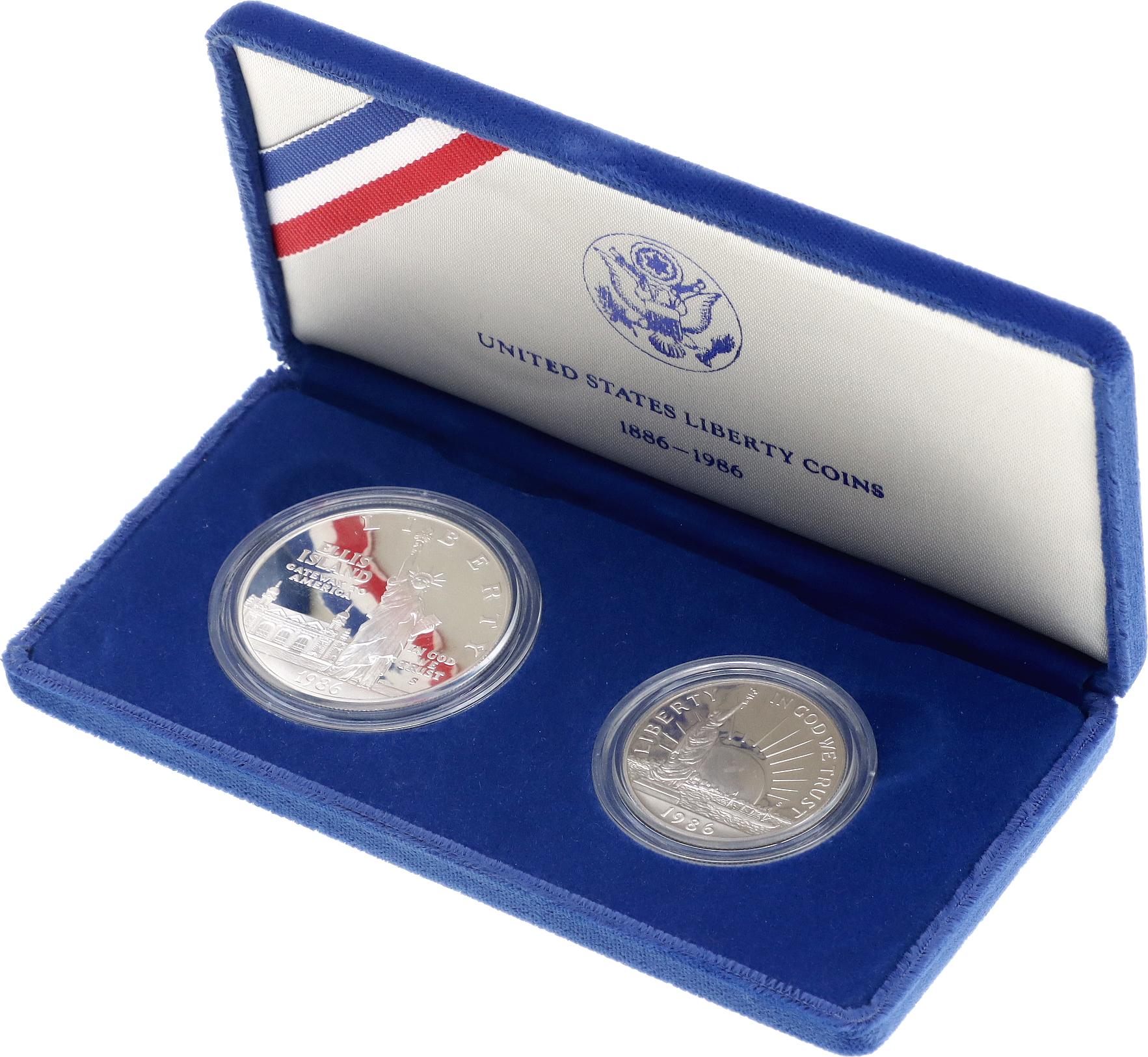 1438 - United States Mint Proof Set 1986 S "United States Liberty Coins"