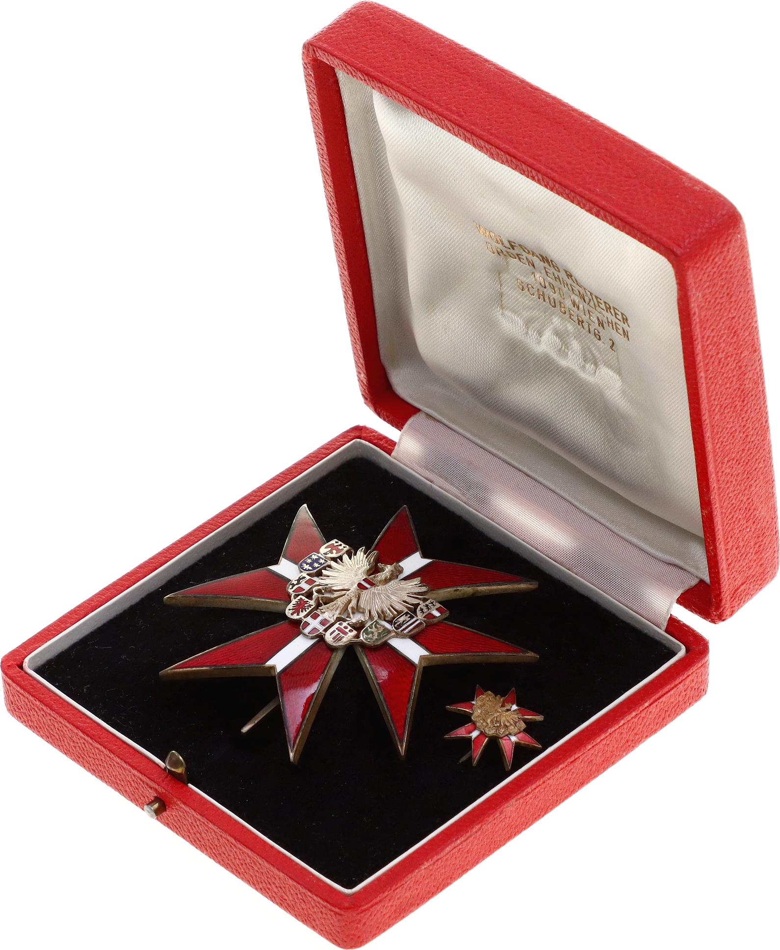 108 - Austria Second Republic Order of Merit Breast Star 1955