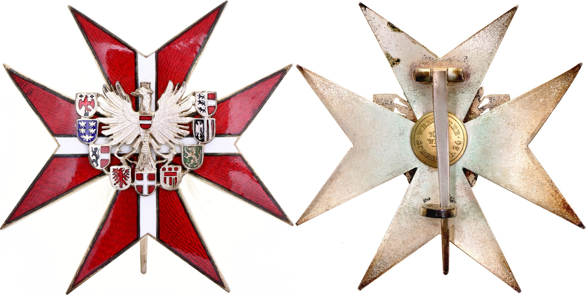 108 - Austria Second Republic Order of Merit Breast Star 1955