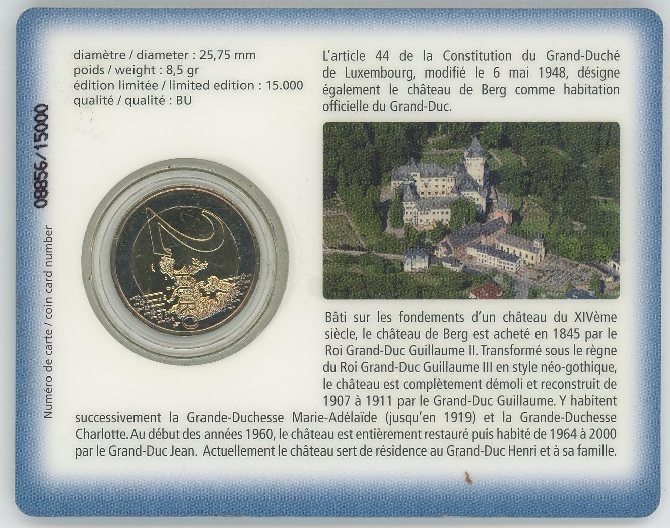 879 - Luxembourg 2 Euro 2008