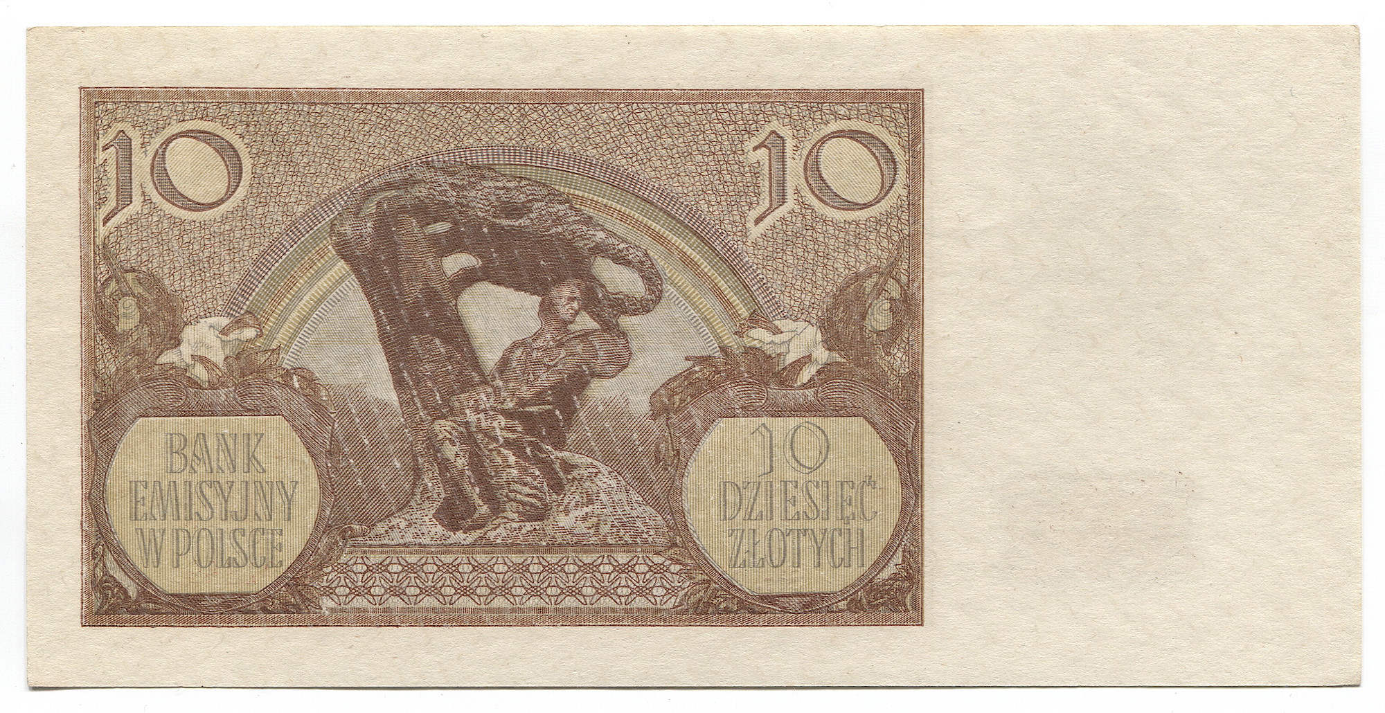 568 - Poland 10 Zlotych 1940