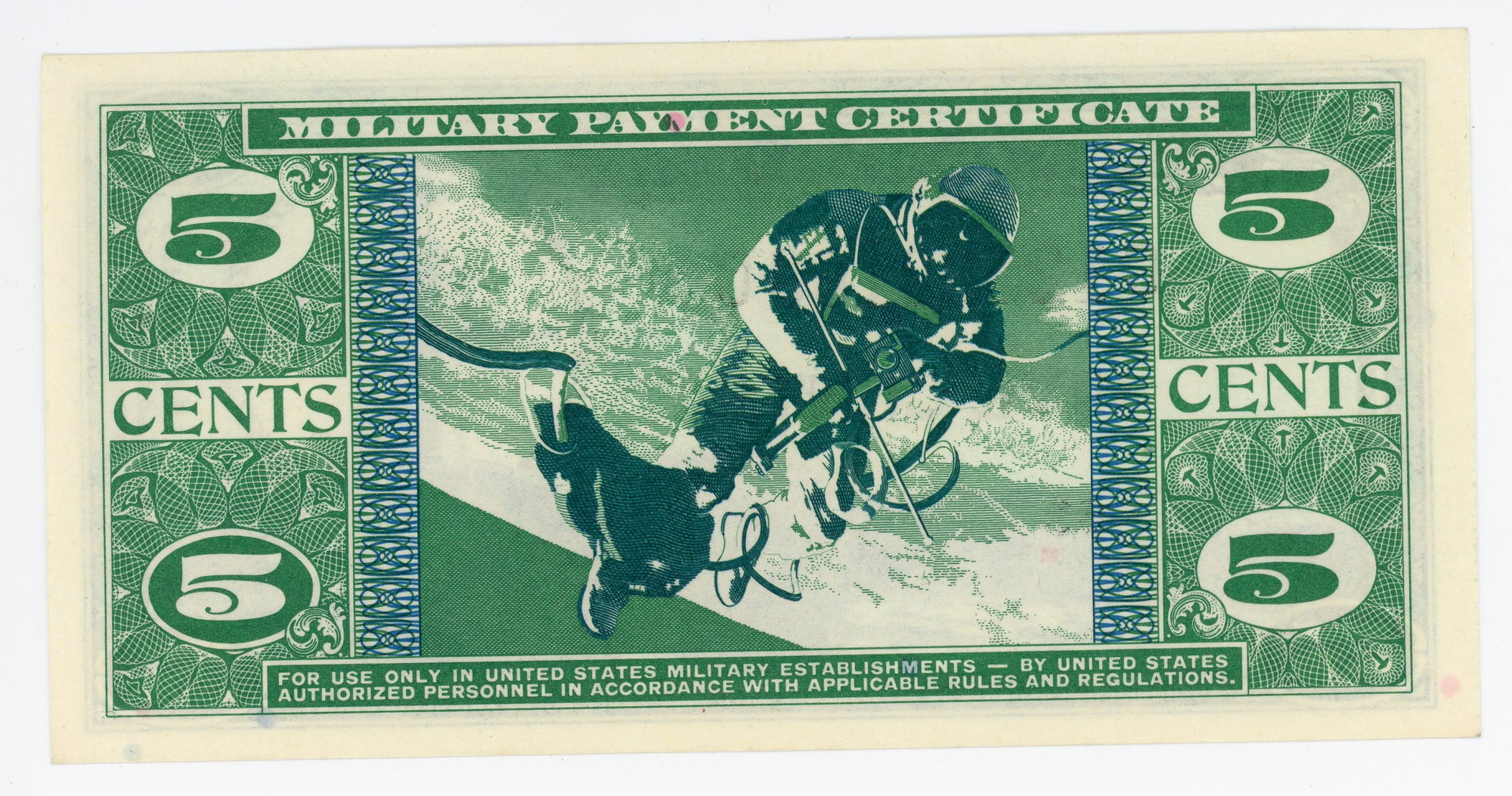 1804 - United States 5 Cents 1969 - 1970 (ND) Military Payment Certificate