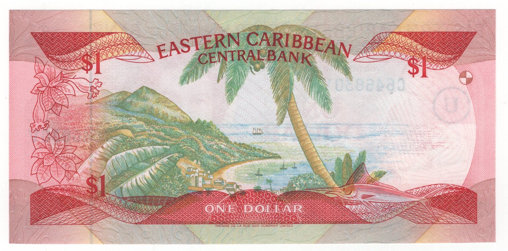 East Caribbean States Anguilla 1 Dollar 1988 (ND) | Katz Auction