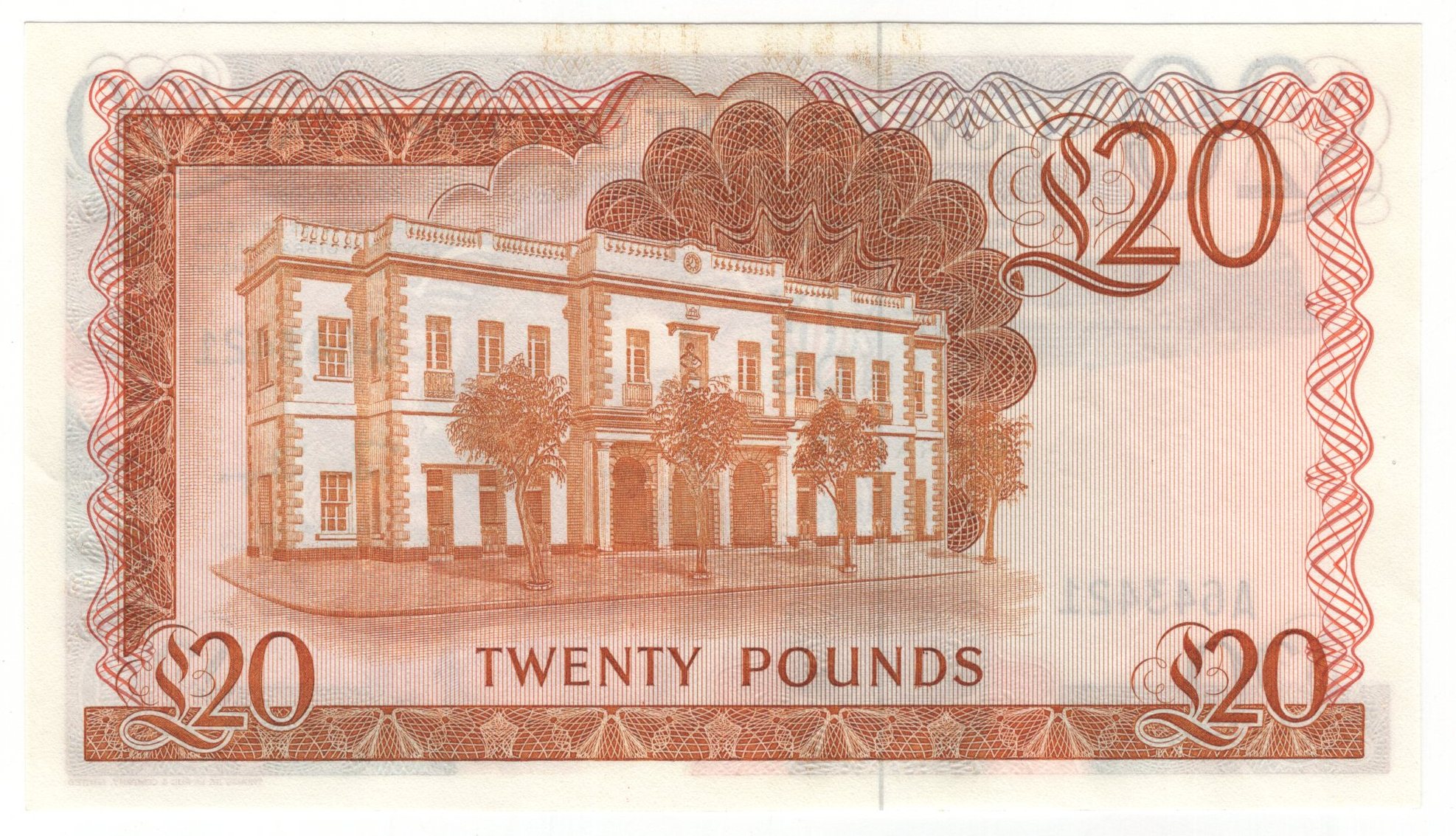 445 - Gibraltar 20 Pounds 1986