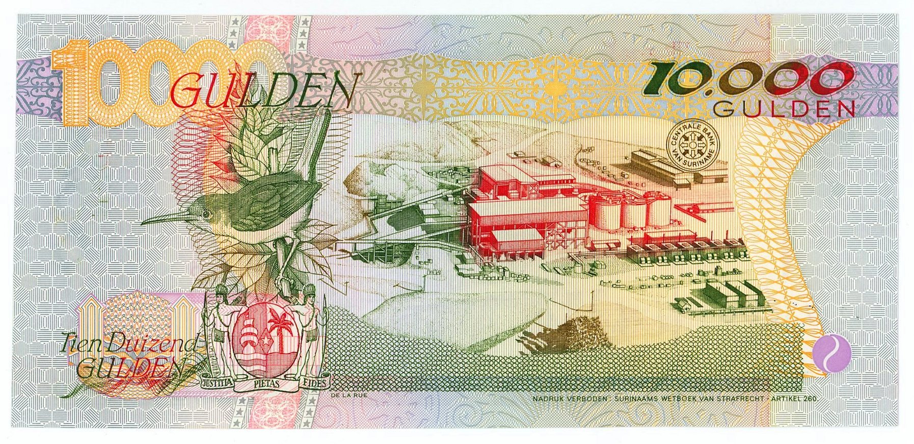 2647 - Suriname 10000 Gulden 1997
