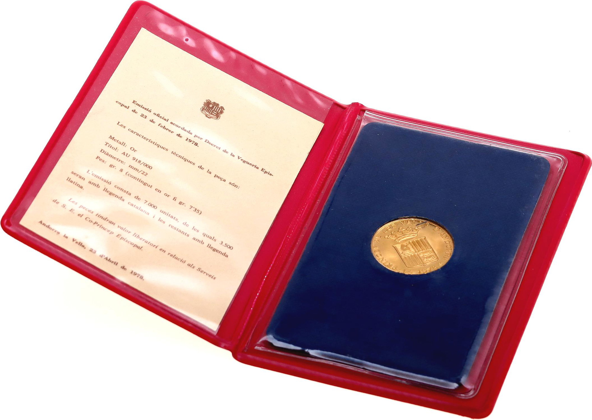 2 - Andorra 1 Sovereign 1978
