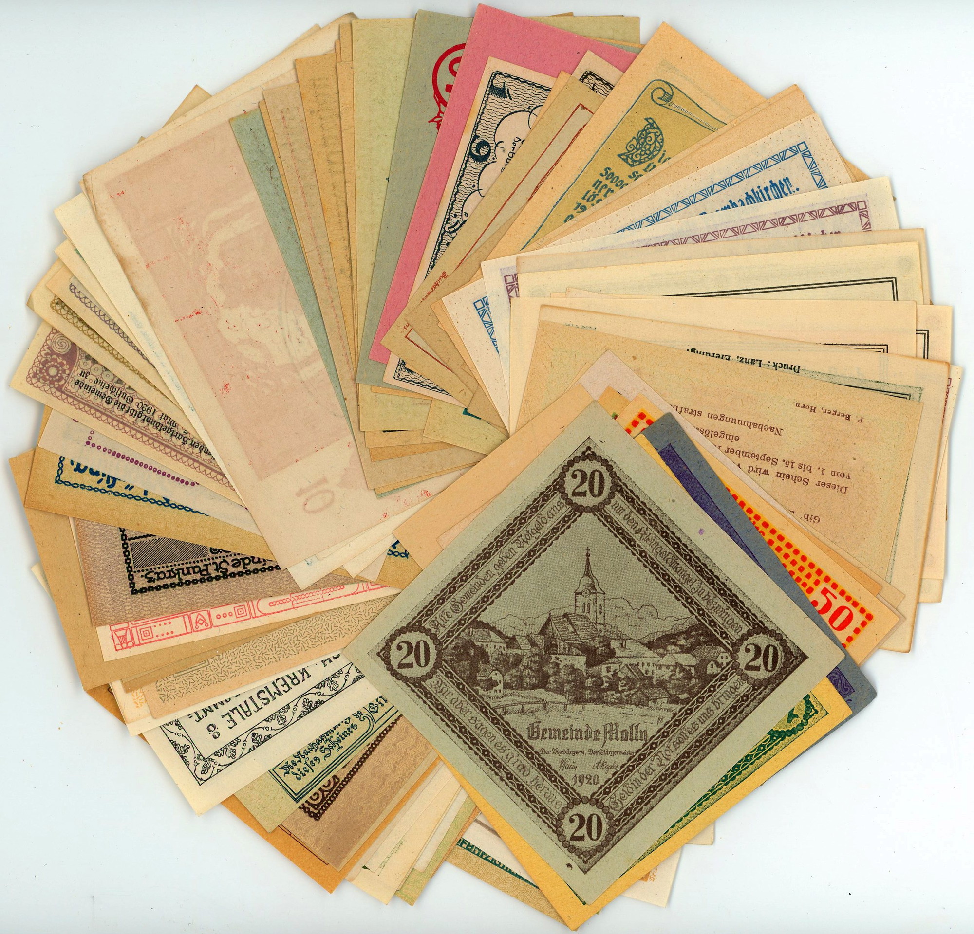 1315 - Austria 100 x Notgelds 1920 th