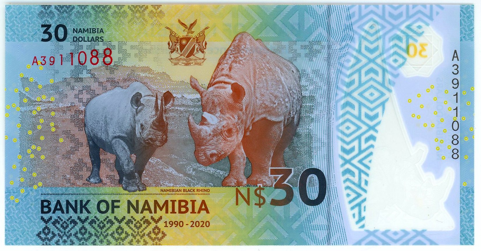 2135 - Namibia 30 Dollars 2020 Commemorative issue