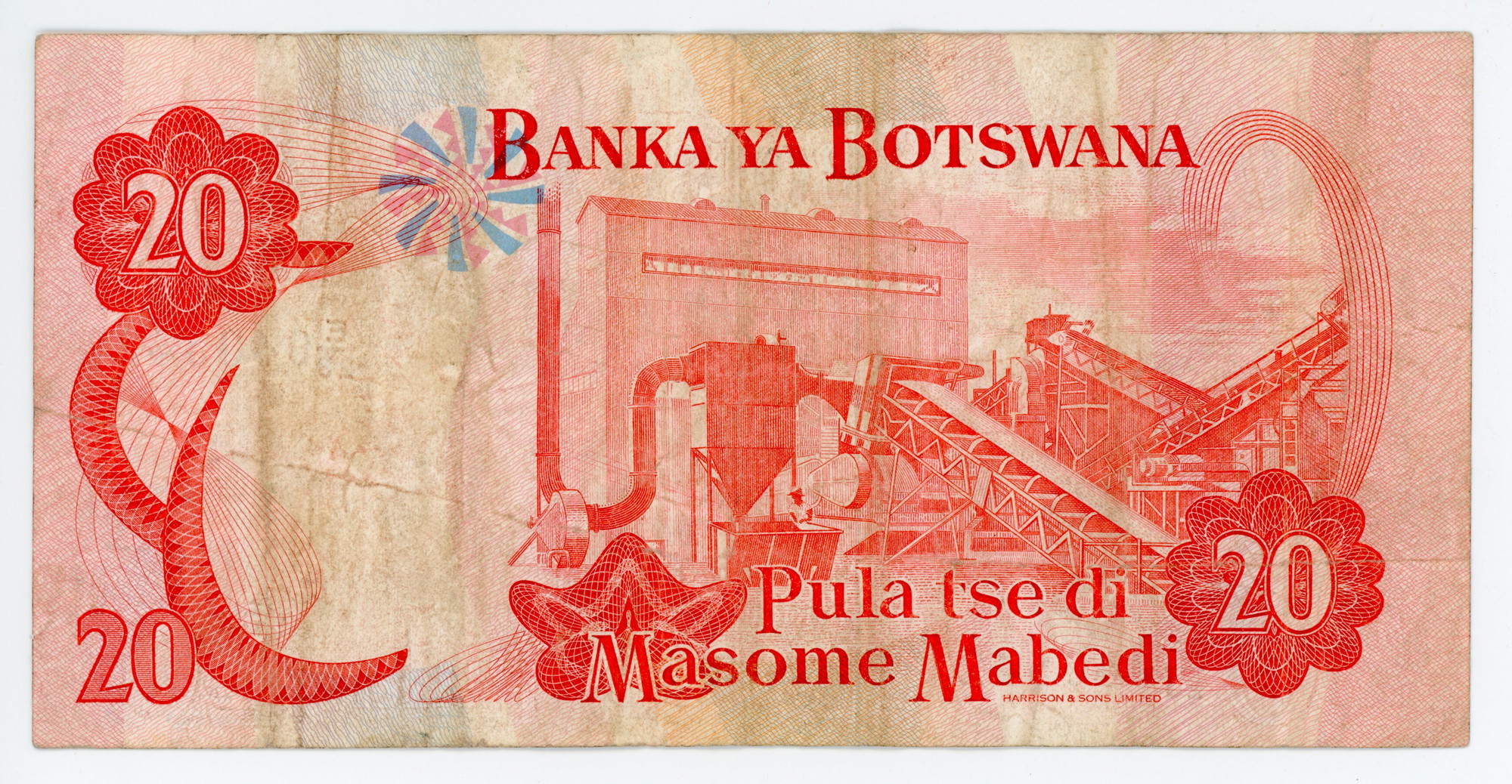 1727 - Botswana 20 Pula 1992 (ND)