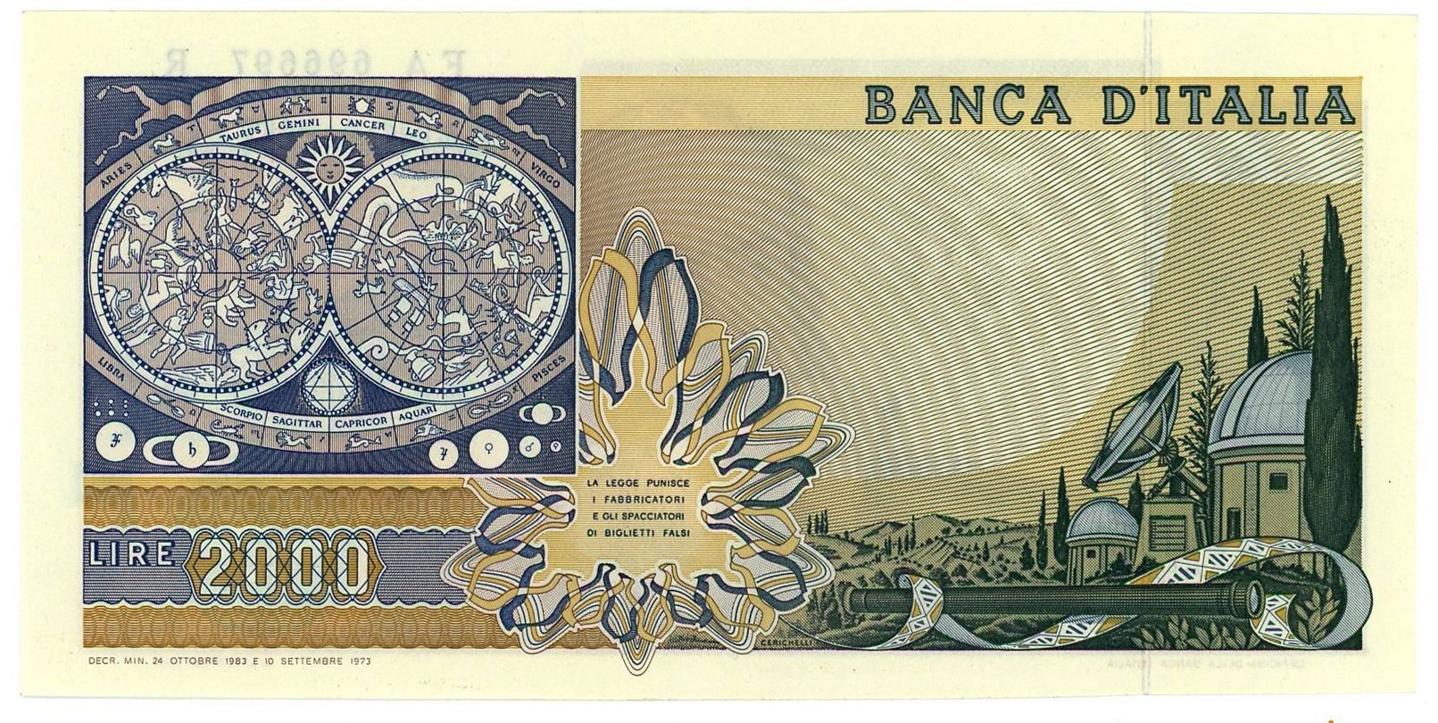 2007 - Italy 2000 Lire 1983