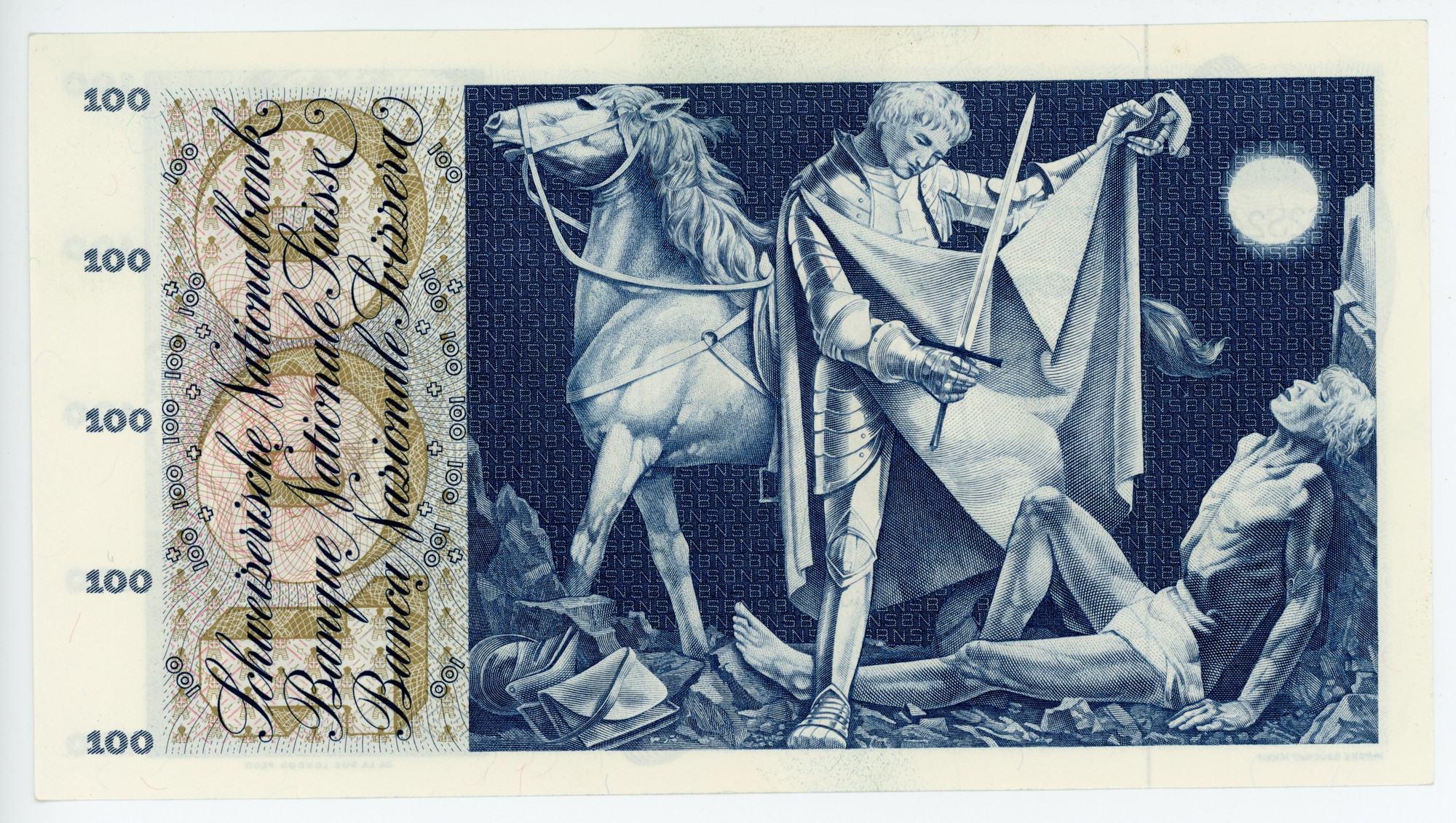 2349 - Switzerland 100 Francs 1967